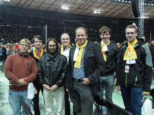 Mit dem Papst im Olympiastadion Berlin